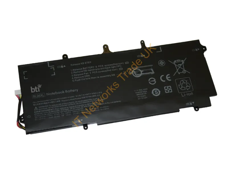 722297-005-BTI - Bti 722297-005- Industrial Rechargeable Battery 3783 Mah 11.1 V
