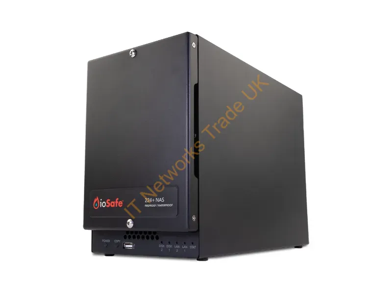 72240-3840-1530 - Iosafe 224+ Nas Desktop Intel Celeron J4125 6 Gb Ddr4 16 Tb Hdd Black