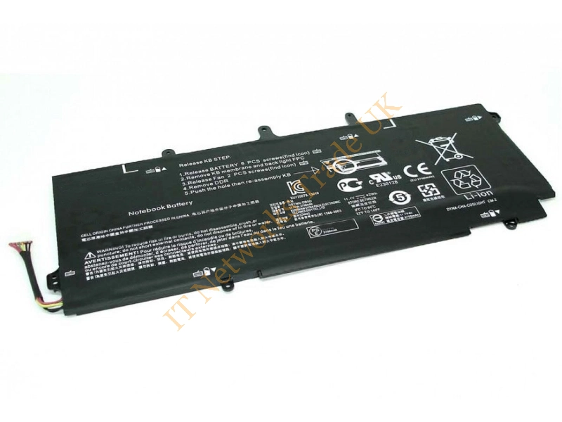 722923-005 HP 6-Cell 42Wh 1.93Ah 11.1V Li-Poly Battery for EliteBook 1040 G1 / 1040 G2 Laptop Battery