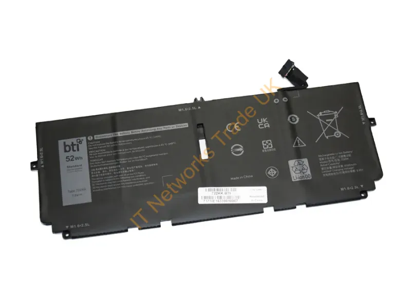 722KK-BTI - Bti 722Kk- Industrial Rechargeable Battery Lithium-Ion (Li-Ion) 6840 Mah 7.6 V