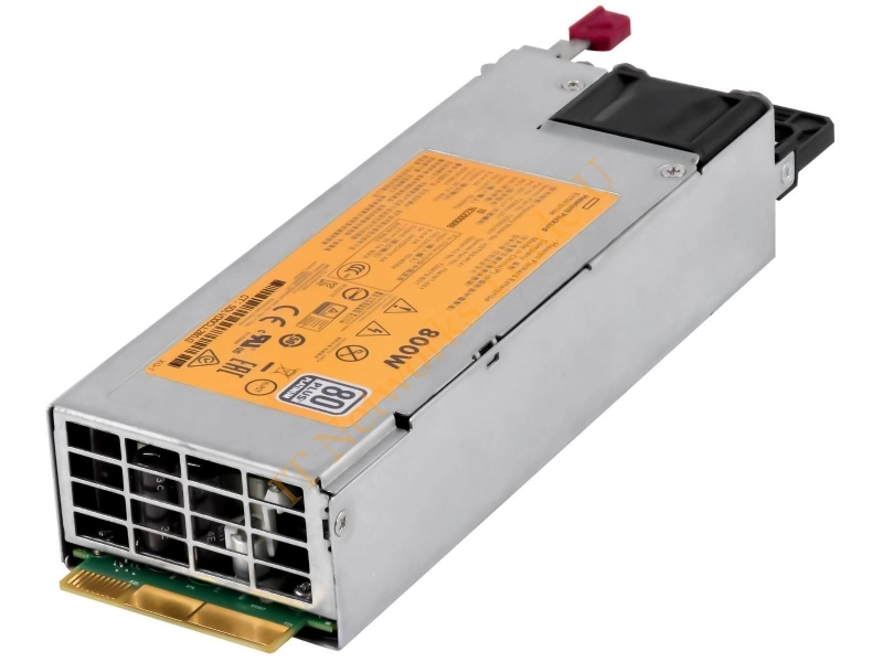 723600-201 HP 800-Watts Platinum Hot-Pluggable Power Supply Kit for ProLiant DL360 / DL380 / ML350 Gen9