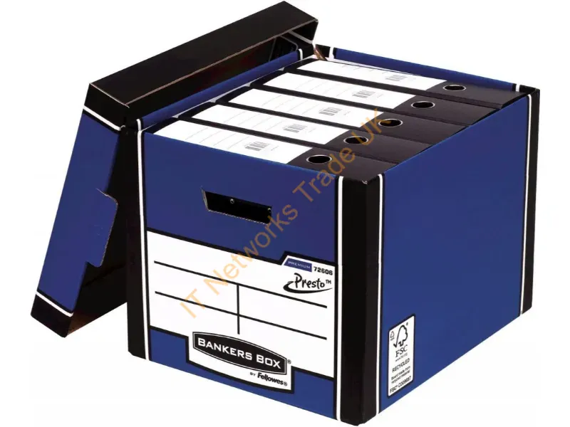 7250601 - Bankers Box Premium Classic Box Blue Pack of 10