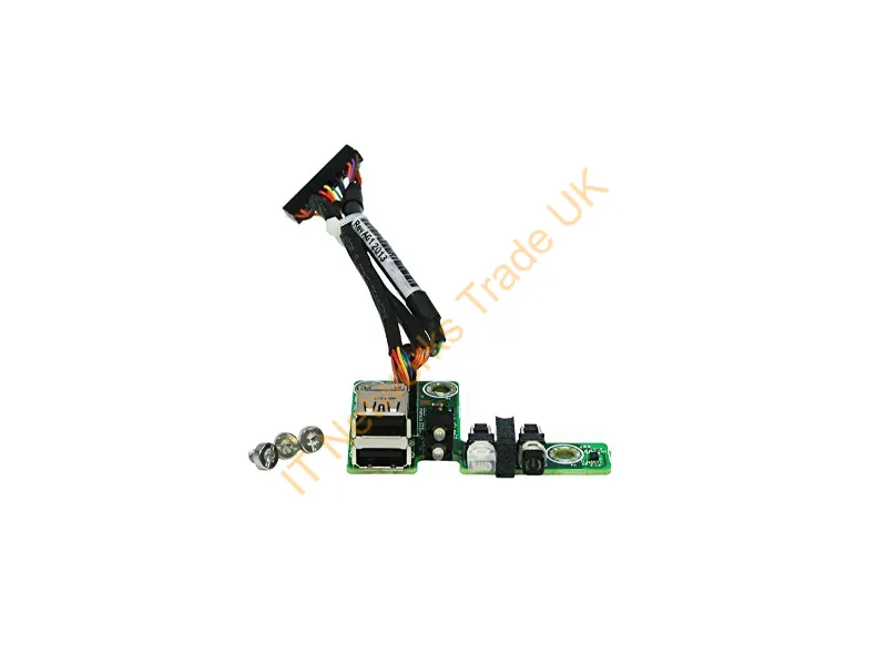 725267-001 HP Front I/O Module Assembly Board with USB Port / Power Button / LED Status and InterConnection Cable for ProLiant DL320e Gen8 Server Server Accessory