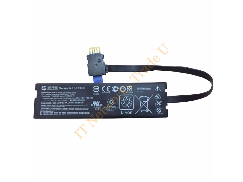 727263-003 HP 12-Watts 7.2V FBWC Smart Array Battery for ProLiant BL460C G9 / G10 Server Cache Battery