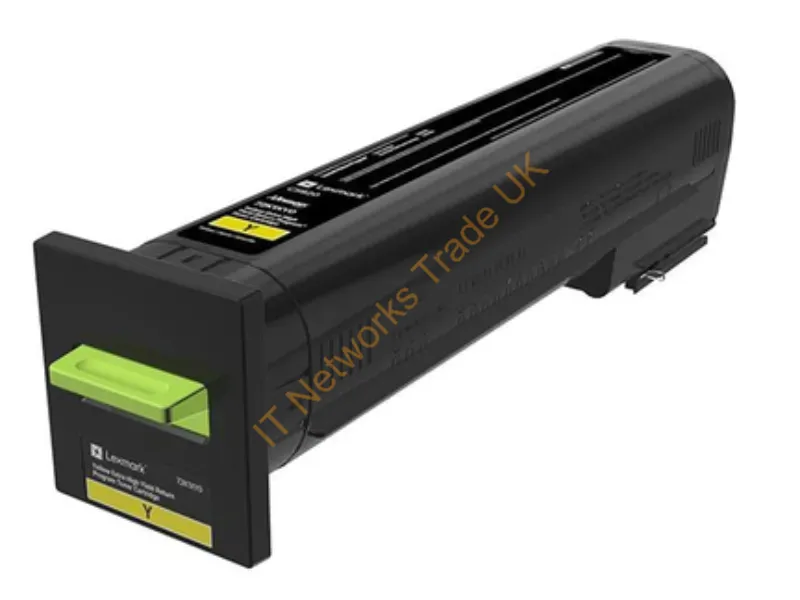 72K2XY0 - Lexmark 72K2XY0 Toner-kit yellow extra High-Capacity return program, 22K pages ISO/IEC 19798 for Lexmark CS 820