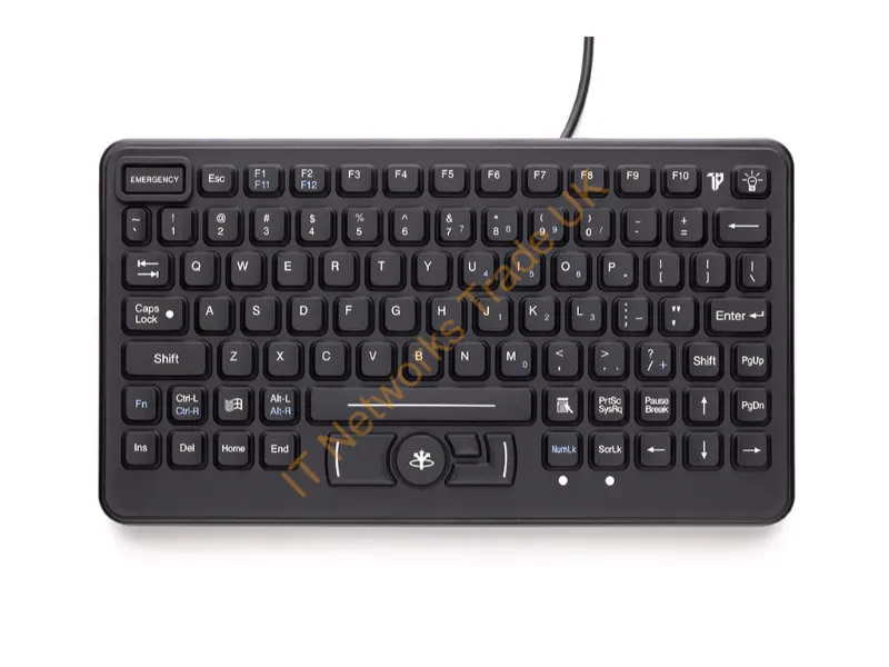 7300-0035 - Gamber-Johnson Sl-86-911 Keyboard Usb Qwerty English Black
