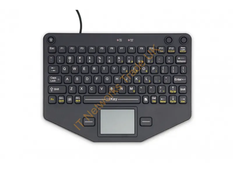 7300-0332 - Gamber-Johnson Sl-80-Tp Keyboard Car Usb Qwerty English Black