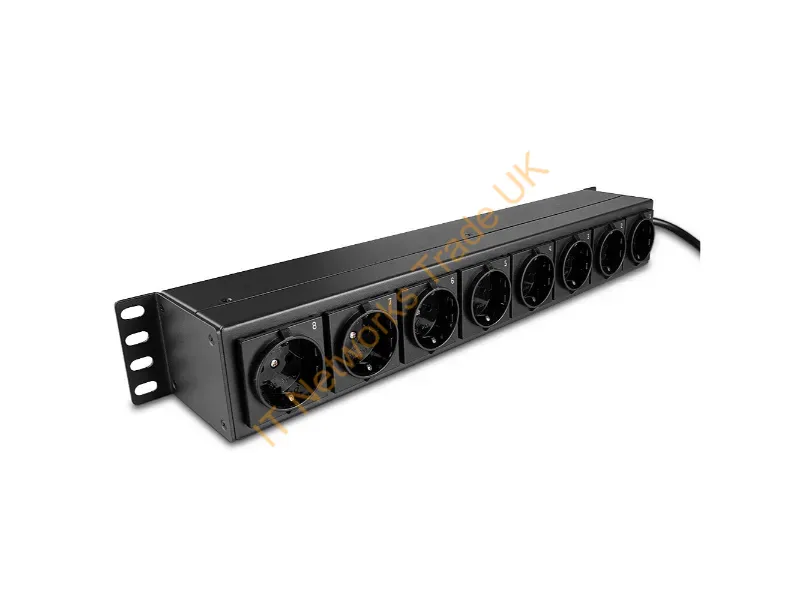73025 - Lindy 73025 power distribution unit (PDU) 8 AC outlet(s) 1.5U Black