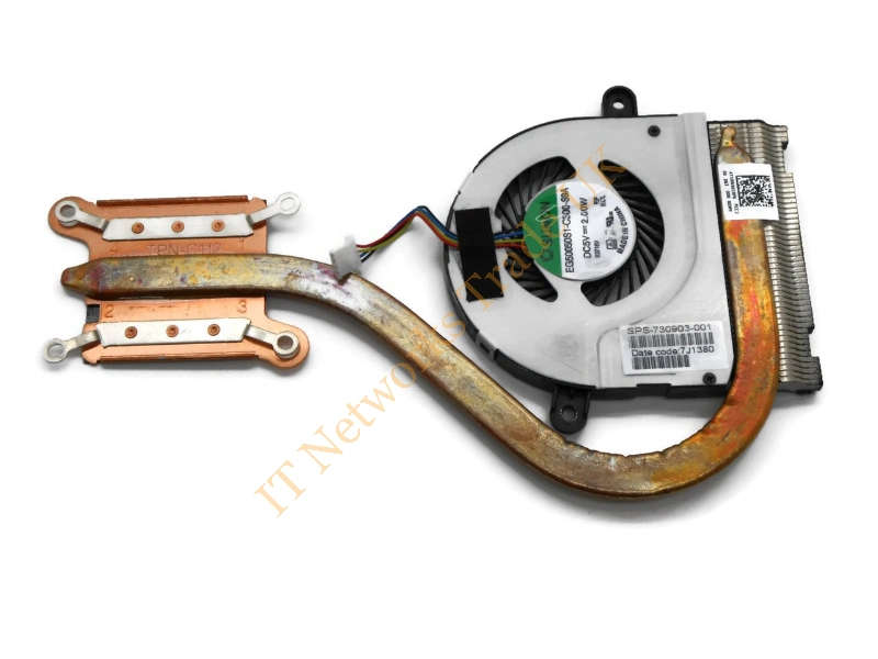 730903-001 HP Laptop Heatsink and Fan Pavilion 11-E110NR Fans And Heatsink Combo