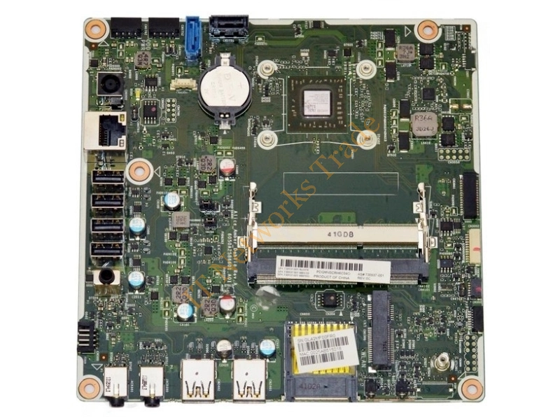 730937-001 HP System Board with AMD A6-5200 2.0GHz CPU for Pavilion 23-G110 All-in-One Desktop Motherboard
