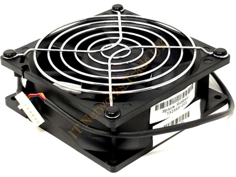732595-001 HP 92mm 12v System Fan Assembly (tubeaxial System Fan with Cable) for ProLiant Ml10 Cooling Fan