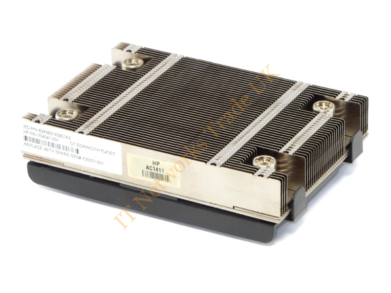 734041-001 HP Screw Down High-End Heatsink Assembly for ProLiant DL360p G8 Server