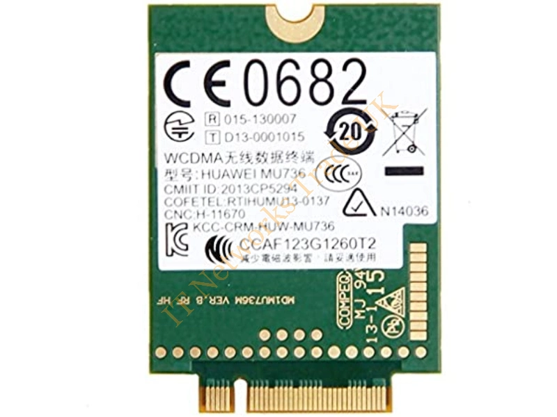 737255-001 HP Mini PCI MU736 HS3114 HSPA+ GPS Wireless Mobile Broadband Module with 2 WWAN Wireless LAN Card