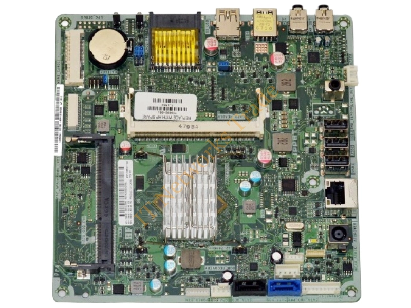 739692-001 HP System Board Intel Pentium J2850 CPU Socket-754 for Pavilion 20-2010 Series Desktop Motherboard
