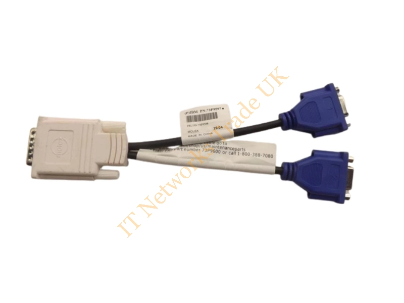 73P9597 IBM DMS-59 to Dual VGA Splitter Connector
