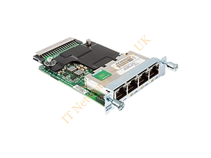 74-7105-01 Cisco EHWIC-4ESG 4-Port Gigabit Ethernet Enhanced High-Speed WAN Interface Card Network Adapter