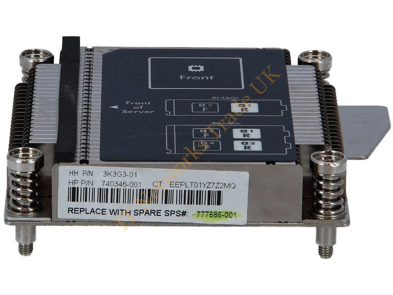 740346-001 HP CPU 2 Heatsink for ProLiant Bl460c Gen9