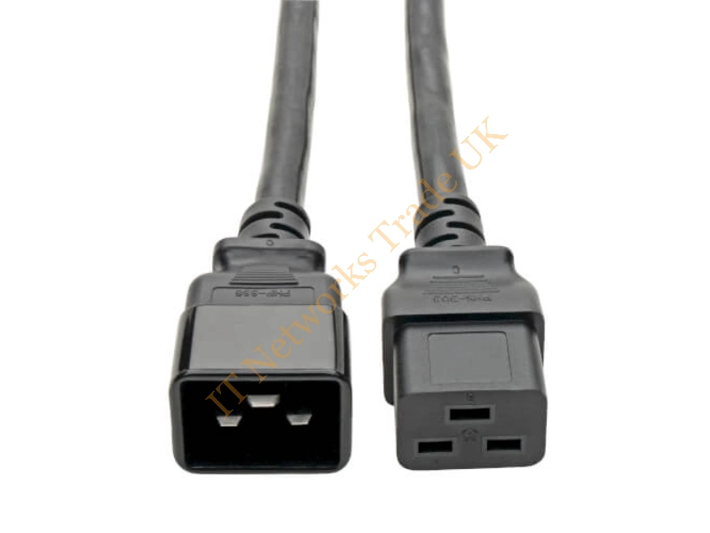 747034-001 HP 2M C-19 to C-20 Gray AC Power Cable