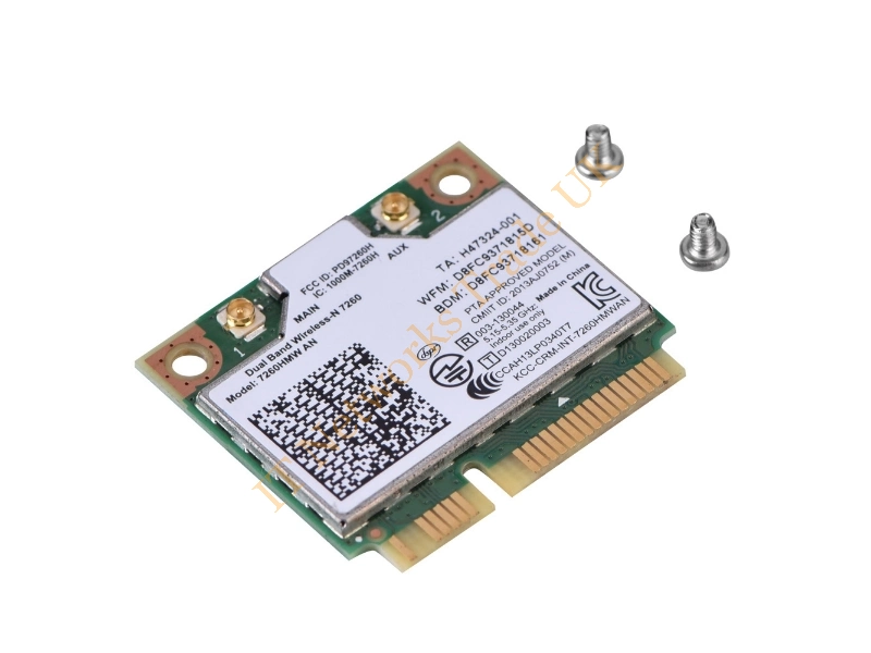 747833-001 HP Dual-Band Intel Wireless-N 7260AN 802.11a/b/g/n 2 x 2 WiFi and BT4.0 Wireless LAN Adapter