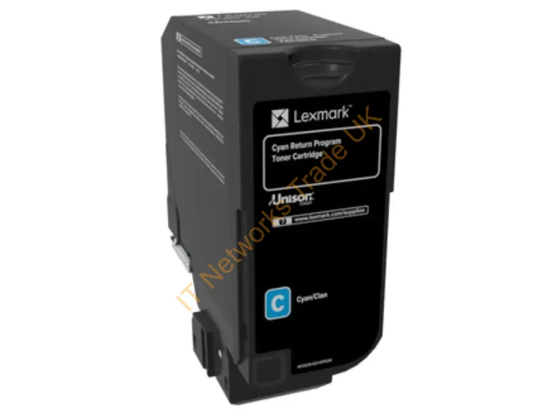74C00CG - Lexmark 74C00Cg Toner Cartridge 1 Pc(S) Original Cyan