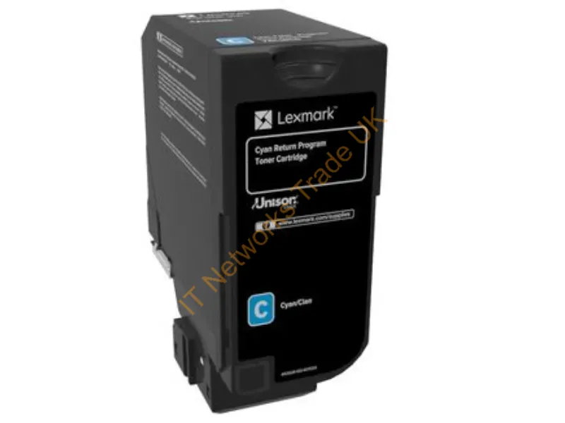 74C10C0 - Lexmark 74C10C0 Toner Cartridge Original Cyan 1 Pcs