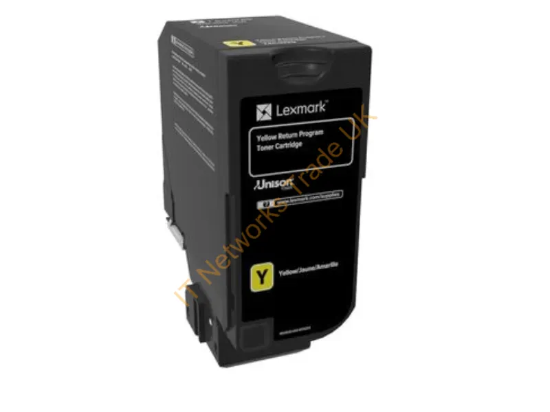 74C10Y0 - Lexmark 74C10Y0 Toner Cartridge Original Yellow 1 Pcs