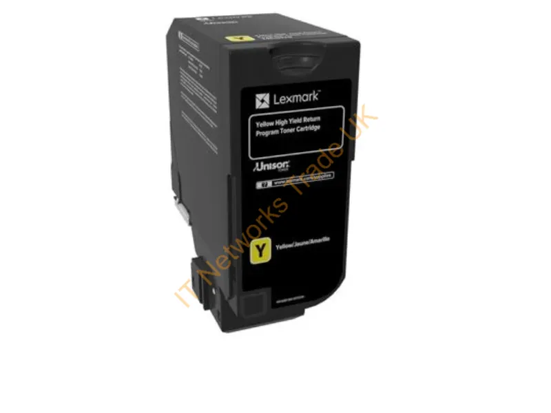 74C1HY0 - Lexmark 74C1Hy0 Toner Cartridge Original Yellow 1 Pcs