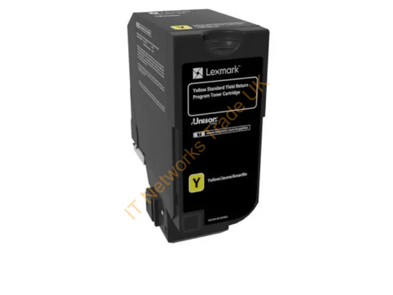 74C1SY0 - Lexmark 74C1Sy0 Toner Cartridge Original Yellow 1 Pcs