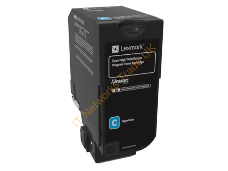 74C2HC0 - Lexmark 74C2HC0 Toner cyan, 12K pages Accessory