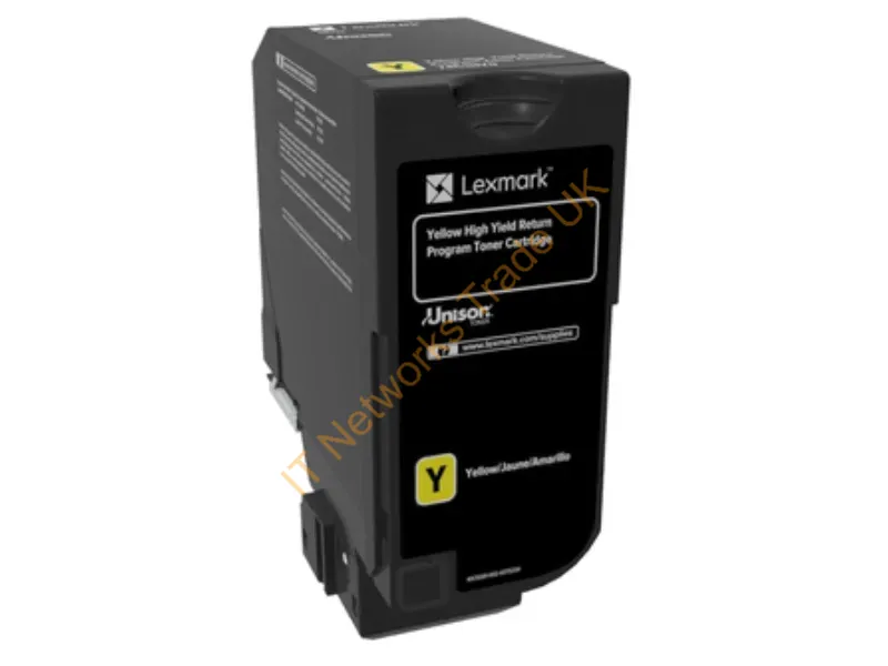 74C2HY0 - Lexmark 74C2HY0 Toner yellow, 12K pages Accessory