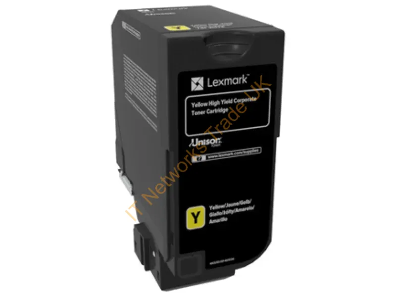 74C2HYE - Lexmark 74C2HYE Toner yellow, 12K pages Accessory