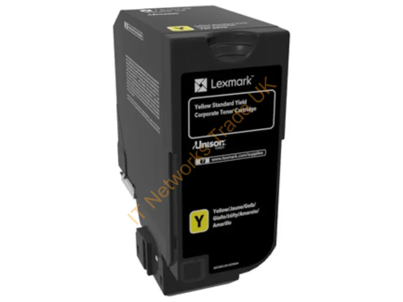 Lexmark 74C2SYE Toner yellow, 7K pages Accessory