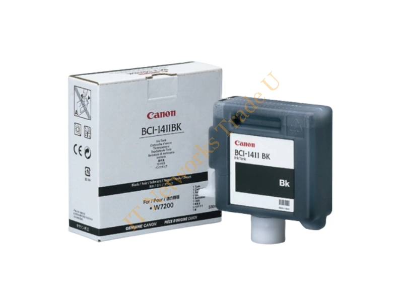 Canon 7574A001 (BCI-1411 BK) Ink cartridge black, 114 pages, 330ml Printer