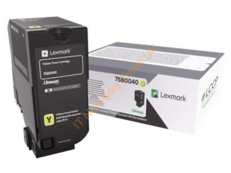 75B0040 - Lexmark 75B0040 Toner yellow, 10K pages Accessory