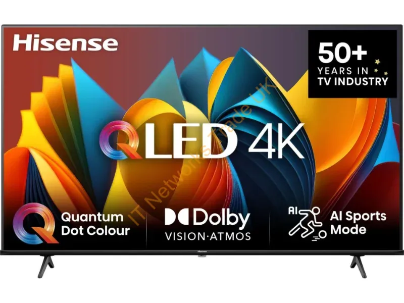 75E77NQ - Hisense His 75E77NQ ( cm ( Zoll)) 190.5 cm (75") 4K Ultra HD Smart TV Wi-Fi Black 350 cd/m�