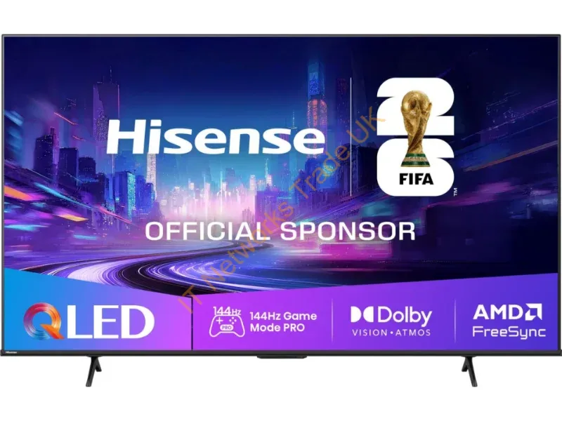 75E77QPRO - Hisense 75E77Q PRO 190.5 cm (75") 4K Ultra HD Smart TV Wi-Fi Black