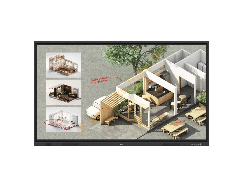 75TR3DQ-B - Lg Createboard Standard Interactive Whiteboard 75" 3840 X 2160 Pixels Touchscreen Black