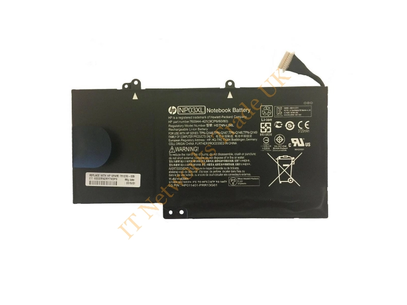 761230-005 HP 3-Cell 11.4V Li-ion Battery for Pavilion 13 X360 Laptop Battery