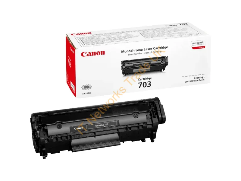 7616A005 - Canon 7616A005/703 Toner cartridge black, 2K pages/5% for Canon LBP-3000