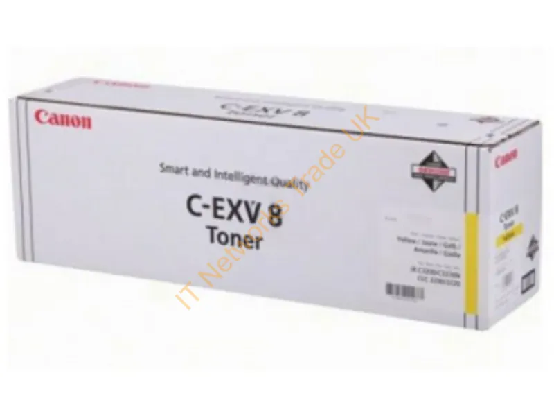 Canon 7626A002 (C-EXV 8) Toner yellow, 25K pages @ 5% coverage, 470gr Accessory
