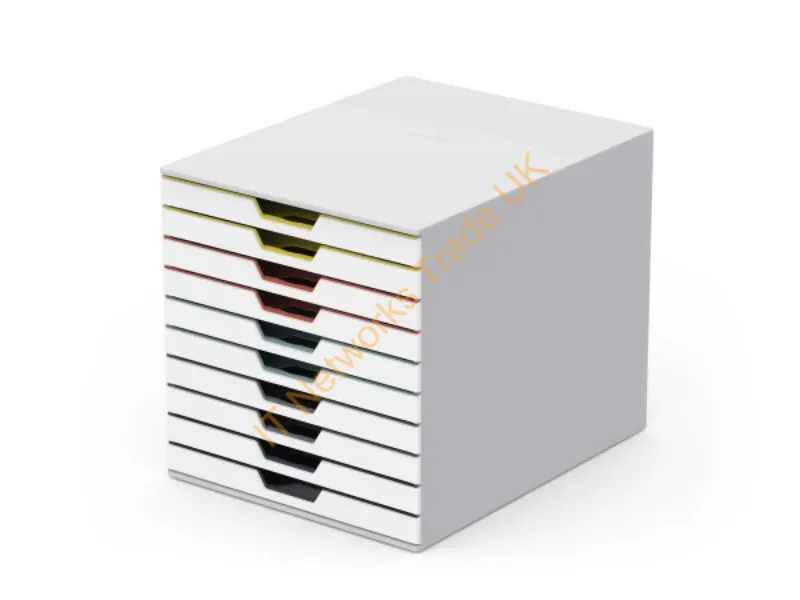 763027 - Durable VARICOLOR Mix 10 file storage box Plastic Multicolour, White