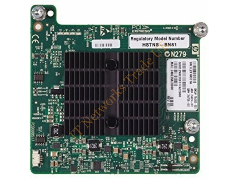 764735-001 HP InfiniBand 544+M FDR 10 / 40Gbps Dual Port PCI-Express 3.0 Mezzanine Network Adapter