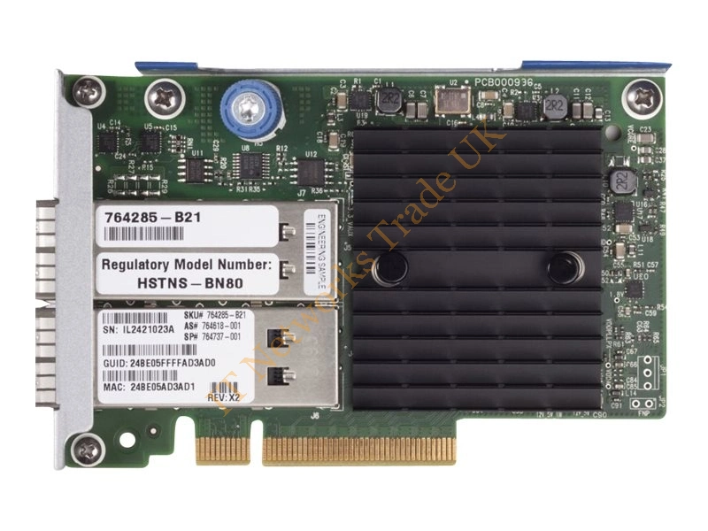 764737-001 HP Infiniband FDR/Ethernet 10GB/40GB 2-Port 544+FLR QSFP Network Adapter