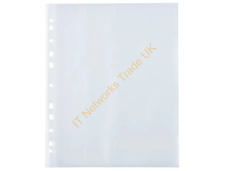 7699 - HERMA Slide pockets for 35 mm slides for thin frames film clear/matt 100 pockets