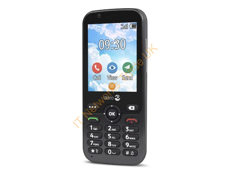 7750 - Doro 7010 7.11 cm (2.8") 112 g Graphite Feature phone