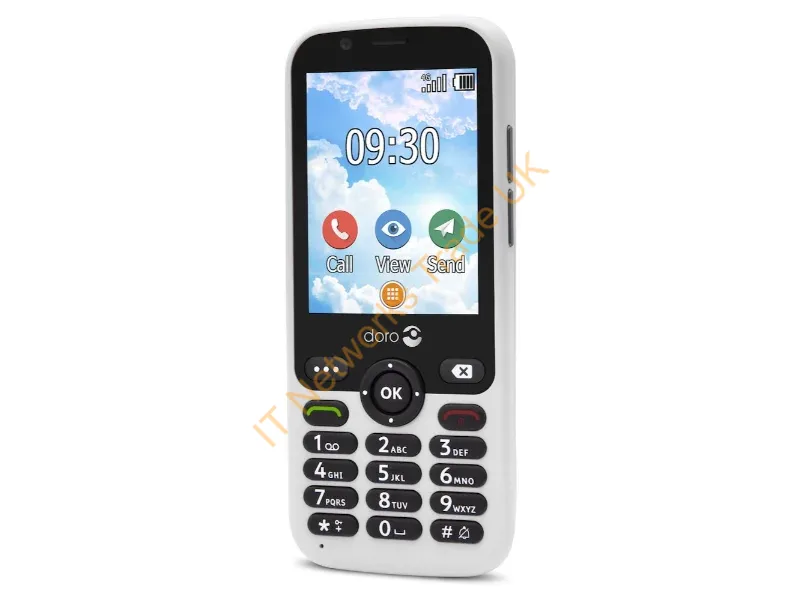 7751 - Doro 7010 7.11 cm (2.8") 112 g White Feature phone