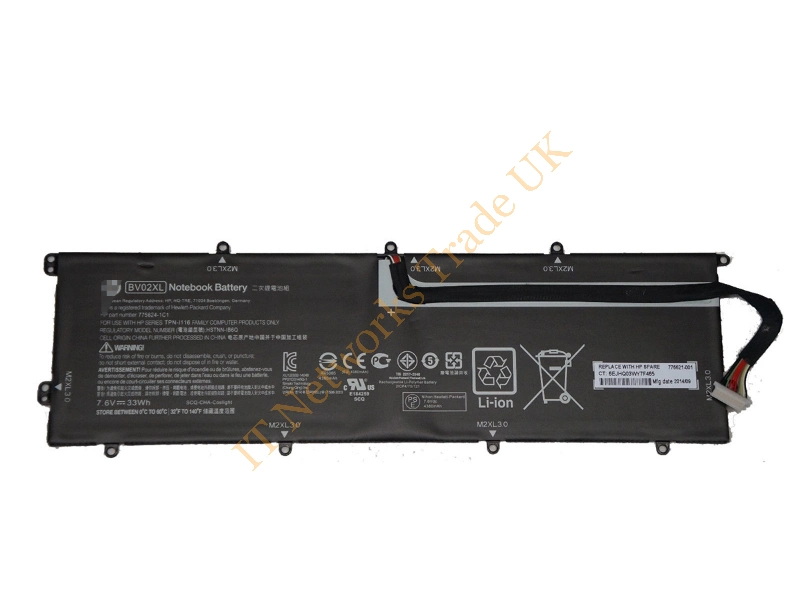 776621-001 HP 2-Cell 4200mAh 33Wh 4.58Ah Li-Poly Battery for Envy X2 13-J000NA/X2 13-J000NO Laptop Battery