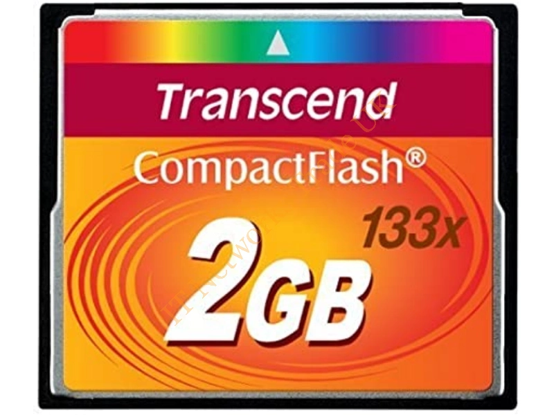 7774X133 Transcend 2GB 133x CompactFlash (CF) Memory Card