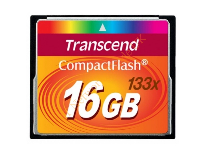 7777X133 Transcend 16GB 133x CompactFlash (CF) Memory Card