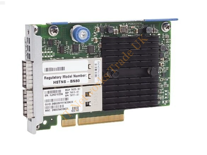 779132-001 HP InfiniBand FDR 544+FLR-QSFP 2-Port 10GB/40Gb Network Ethernet Adapter Networking Accessory